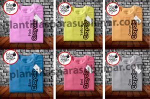 Crayola-Colores-Plantilla-Polo-Playera