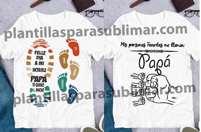 Dia-del-padre-Pisada-Puños-Vector