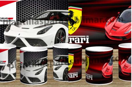 Ferrari-Plantilla-Taza-Sublimacion