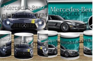 Mercedes-benz-Plantilla-Taza-Sublimacion