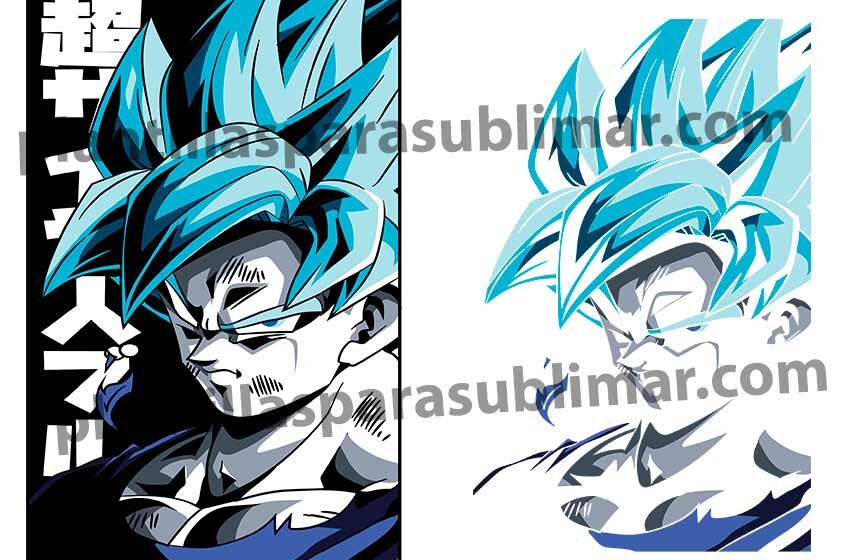  Goku-Blue-Vector-Png-Svg