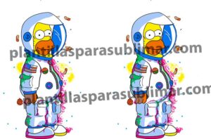 Homero-astronauta-Vector-PNG