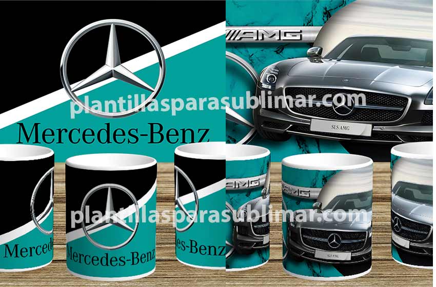 Mercedes-Benz-Plantillas-Autos