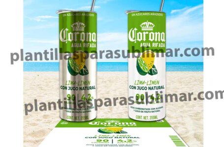 Plantilla-Corona-Lima-Limon-Tumbler