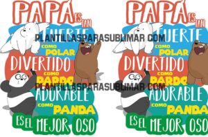 Plantilla-papa-eres-tan-Osos-Escandalosos