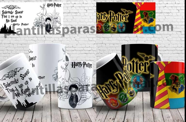 Harry-Potter-Plantillas-Editables-Taza – Plantillas para sublimar