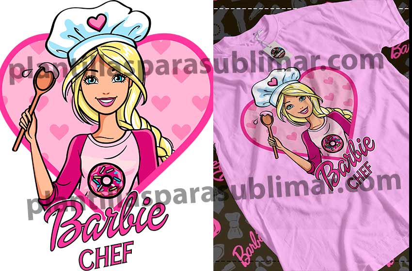 Barbie-Chef-Vectores-Profesiones-PNG
