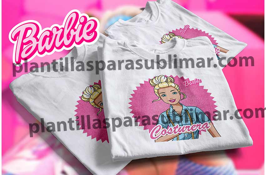 Barbie-Costurera-Plantilla-Sublimar