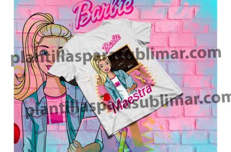Barbie-Profesiones-Maestra-Plantilla-Editable