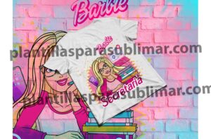 Barbie-Profesiones-Secretaria-Plantilla-Editable