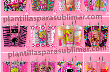 PACK-Barbie-Plantillas-Tumbler