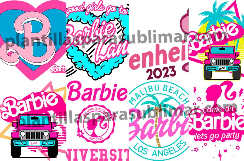 Vector-Barbie-Beach-Logo-Jeeps-PNG