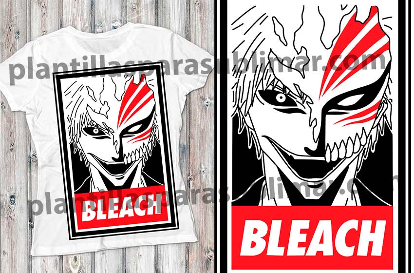 Anime-Bleach-Vector-Plantilla-Corte