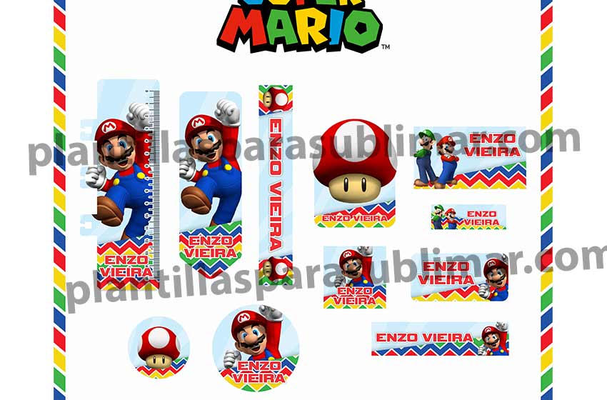 Etiquetas-Escolares-Mario-Bros-Imprimibles