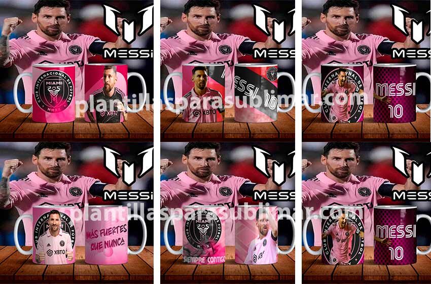 Plantilla Vectores Camiseta Negra Messi Inter Miami 2023 Suplente Sublimar