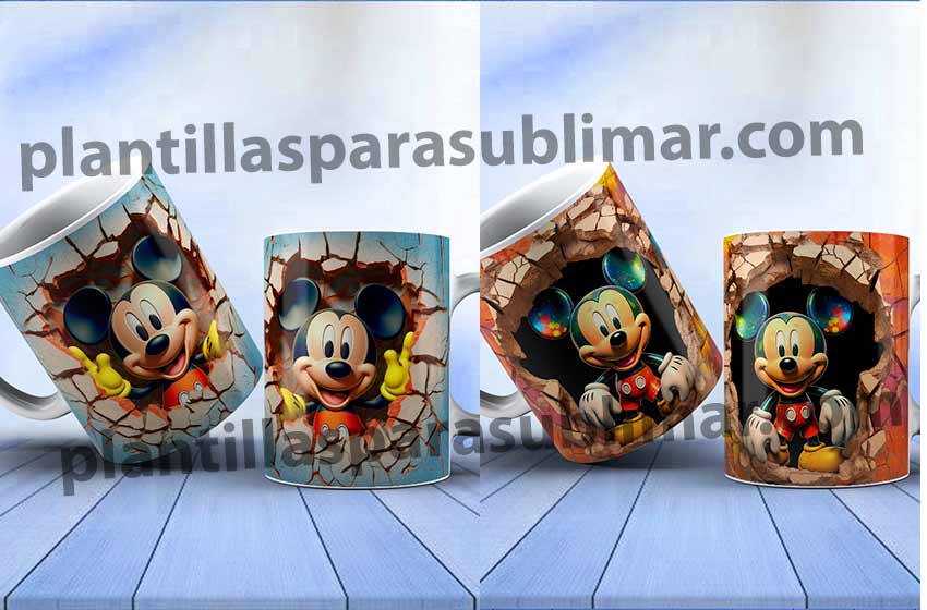 Plantillas-3D-Efecto-Mickey-Mouse
