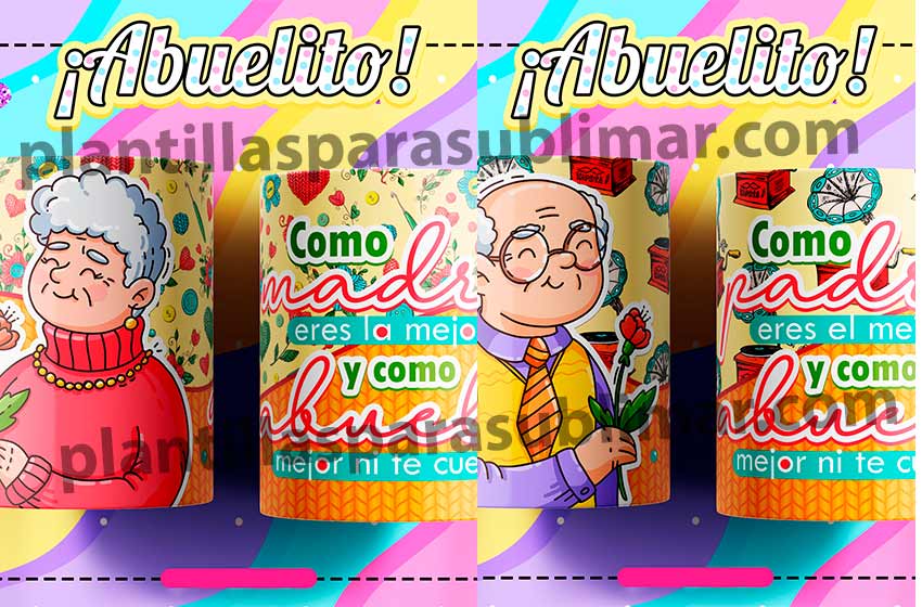 Plantillas-Abuelito-Abuelita-Taza