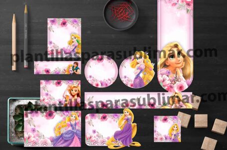 Rapunzel-Etiquetas-escolares-imprimibles