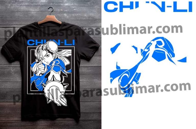 Chun-li-Vector-Street-Fighter – Plantillas para sublimar