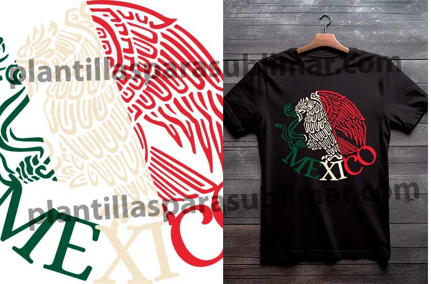 Logo-Aguila-Mexico-Tricolor-Vector-PNG