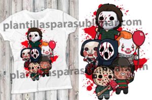 Personajes-de-peliculas-terror-Halloween-Vector