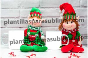 Mockup-Taza-Navidad-2-Tazas-PNG-PSD