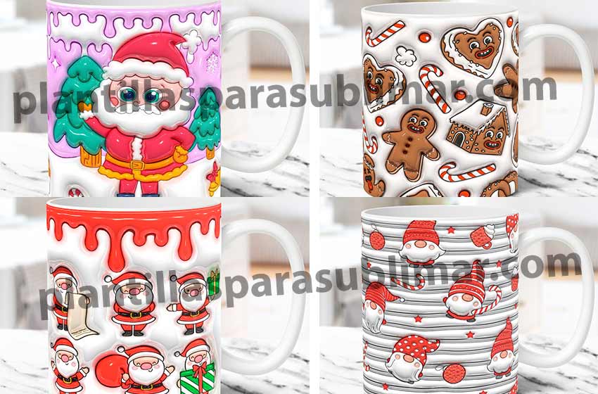 Efecto-3d-plantillas-navidad-tazas