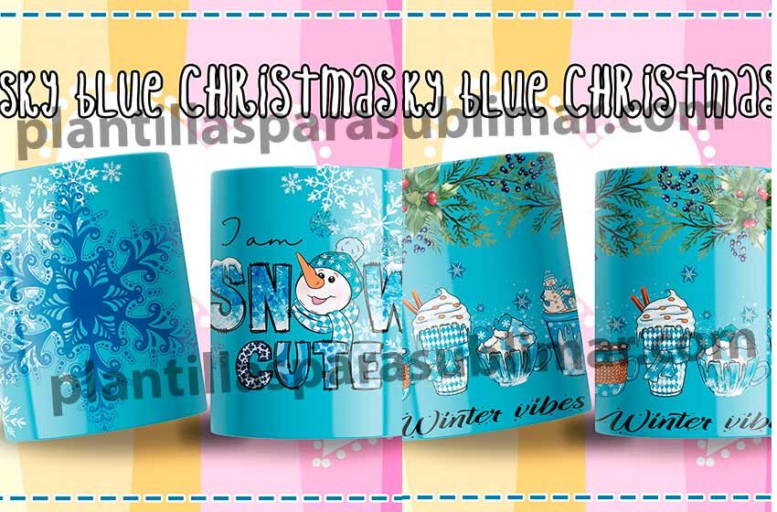  Plantillas-navidad-azul-nieve-tazas