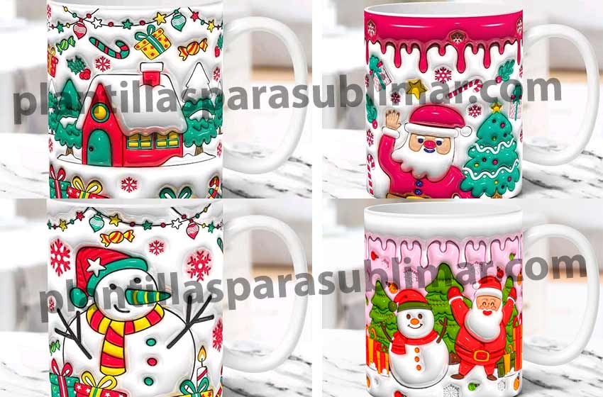 Tazas-Navidad-Plantillas-3d