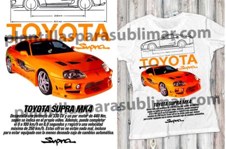 Toyota-Supra-Estadisticas-Plantilla-Autos-Sublimacion