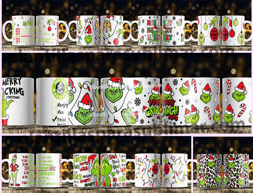 22-Plantillas-Grinch-Tazas