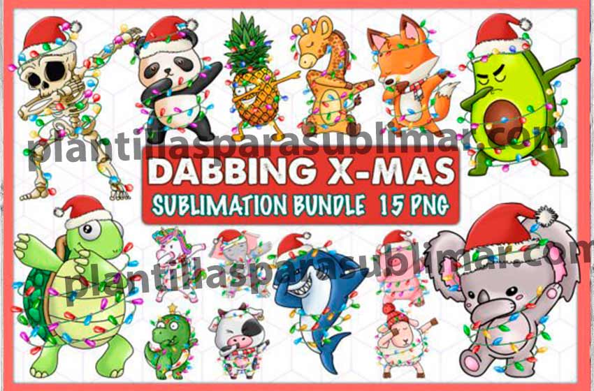 Animales-navideños-victoria-Dabbing-png