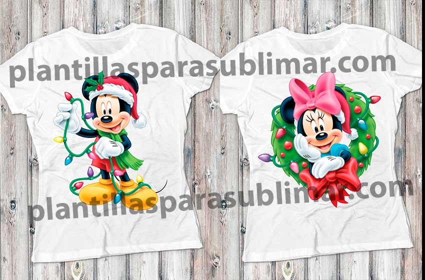 Mickey-Minnie-Navidad-Luces-PNG