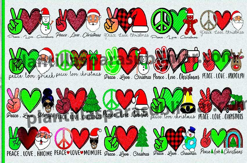 Peace-love-Christmas-PNG-Playera-Taza