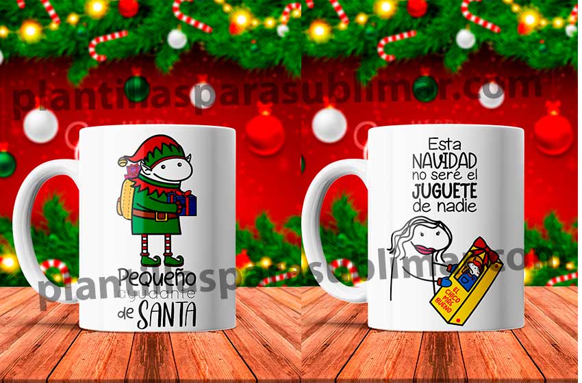 Plantillas-Sublimar-tazas-Flork-navideños