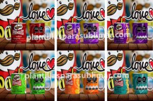 7 Plantillas papas pringles frituras taza