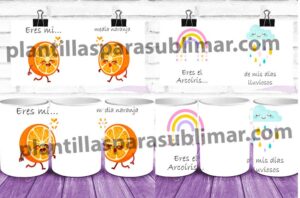 Frases-romanticas-Plantillas-Naranja-Arcoiris
