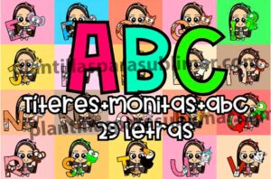 Maestra-Chibi-Caritatura-Alfabeto