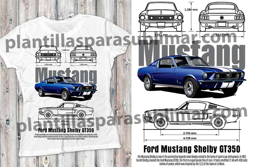 Mustang-Shelby-Plantilla-dtf-Sublimacion