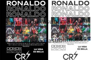 Cr7 Ronaldo La vida es bella pLayera Sublimar DTF