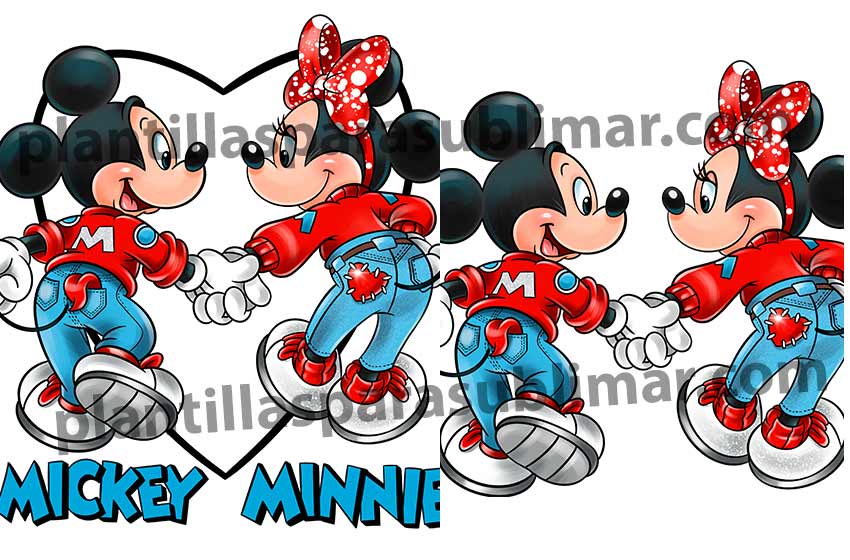 Mickey Minnie Mouse Clipart PNG