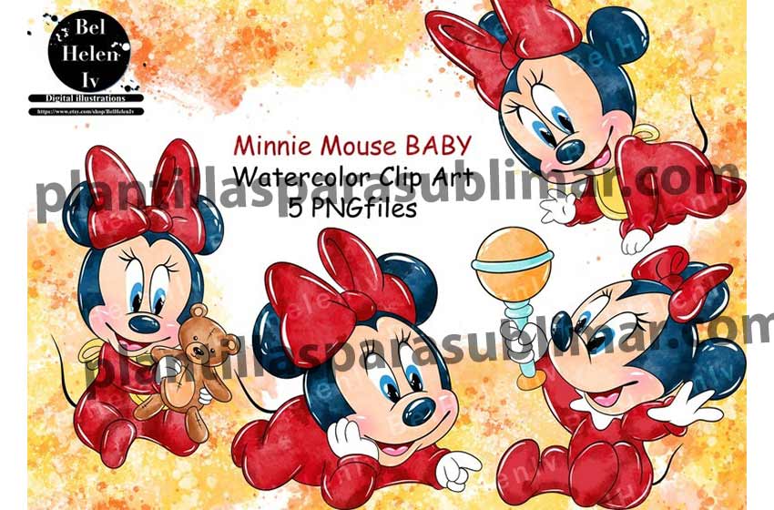 Minnie Baby Bebe PNG Clipart