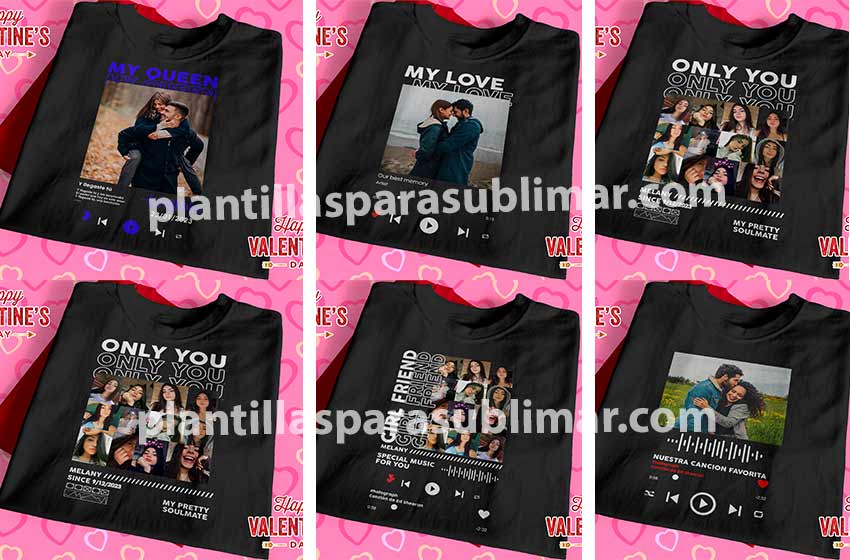 Only you Vector Playeras Reproductor