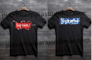 Supreme serpiente Vector DTF Playera