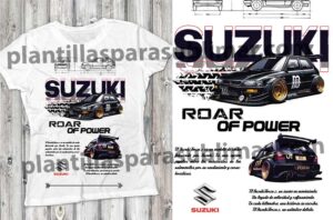 Suzuki roar of power Playera Plantilla