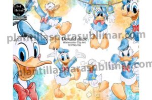 Donald Clipart Acuarela png