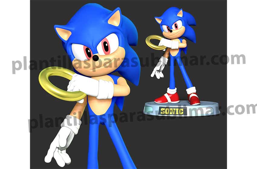 Sonic-anillo-impresion-3d