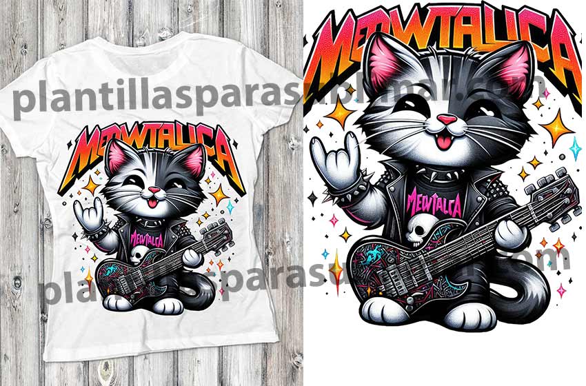 Metallicat-Rock-Cat-PNG-Metal