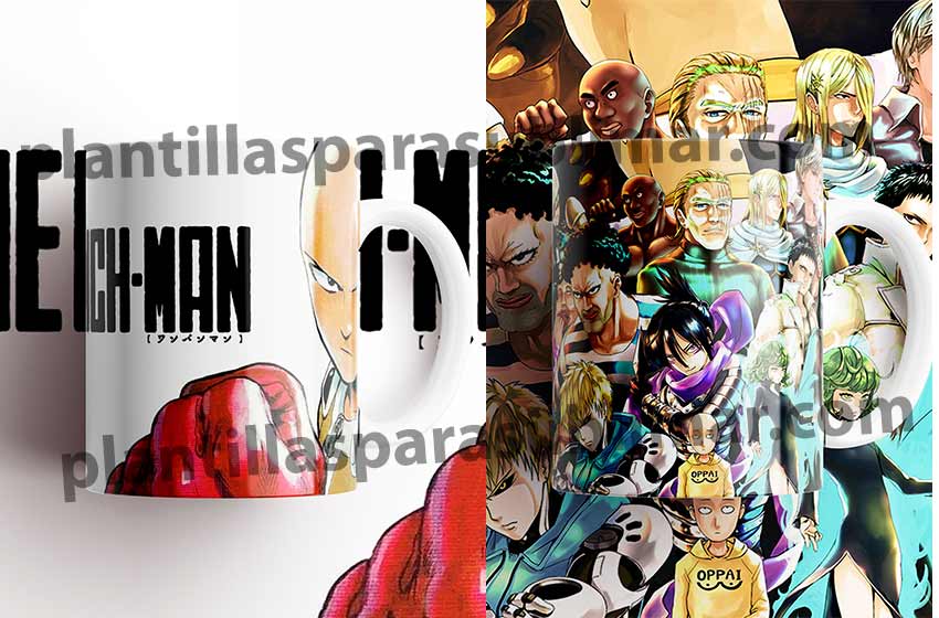 plantilla-taza-one-punch-man