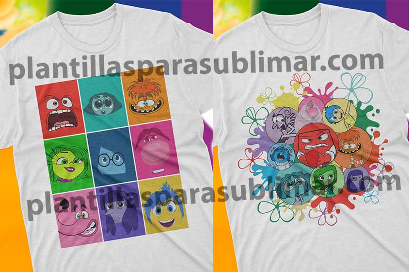 Diseños Intensamente 2 Playera png